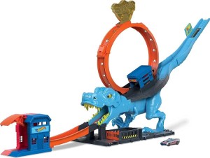 Hot Wheels City – Pętla T-Rexa + pojazd HKX42