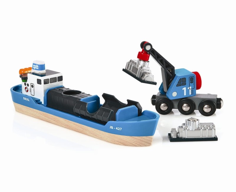 BRIO Port Załadunkowy z Dźwigiem 33534