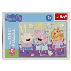Trefl - Puzzle Mini-maxi 20 elementów –  Beztroski dzień Peppy  - 21126