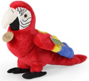 Rappa 195028 Maskotka Papuga Ara czerwona 24 cm