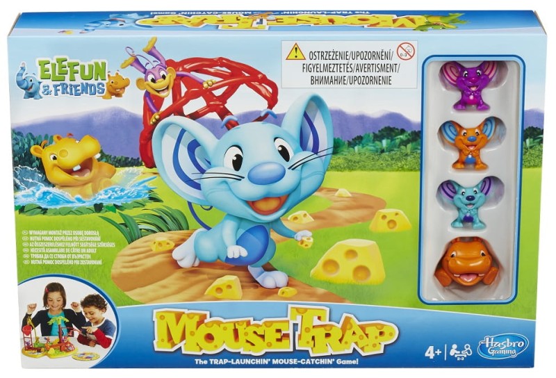 HASBRO GRA ZRĘCZNOŚCIOWA PUŁAPKA NA MYSZY A4973