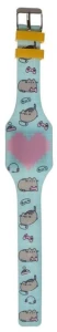 Pusheen - Zegarek dziecięcy silikonowy cyfrowy niebieski - WATC19