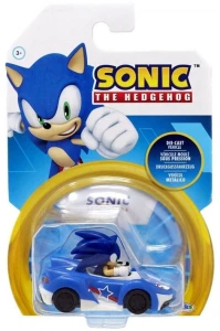 Sonic the Hedgehog – Metalowy pojazd z figurką - Sonic 41486