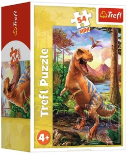 Trefl - Puzzle Mini-maxi 54 elementów – Niesamowite Dinozaury  - 19731