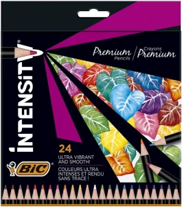 BIC – Kredki ołówkowe Intensity Premium – 24 kolory 53207