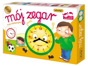 Adamigo - Gra Edukacyjna Mój Zegar - Nauka Czasu 07165