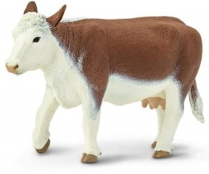 Safari Ltd - Figurka krowy rasy Hereford 160029