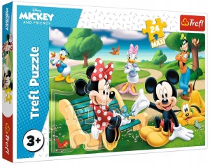 Trefl - Puzzle Maxi 24 el. - Myszka Miki Mickey 14344