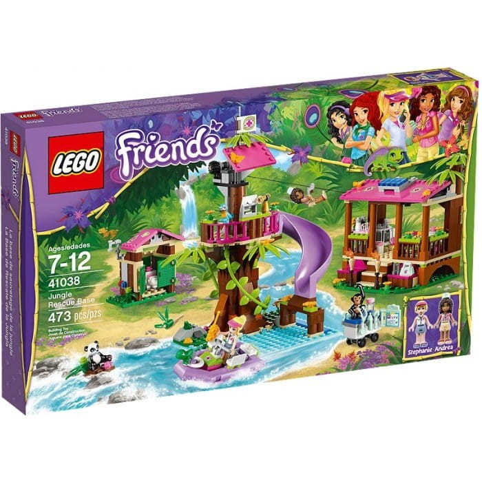 Klocki LEGO Friends 41038 Dżungla Baza Ratownicza
