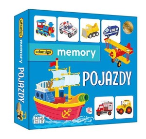 Adamigo - Gra edukacyjna - Memory: Pojazdy 07257