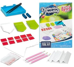 Diamond Painting - Zestaw narzędzi do diamentowej mozaiki 46690