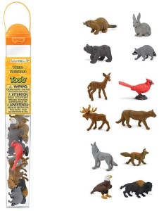 Safari Ltd - Figurki w tubie - Zwierzęta leśne 685804