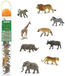 Safari Ltd - Figurki w tubie - Zwierzęta Afryki 100409