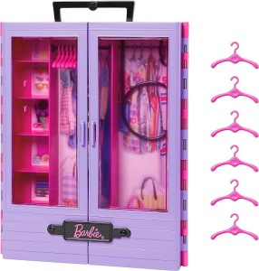 Barbie Fashionistas – Szafa z wieszakami HJL65