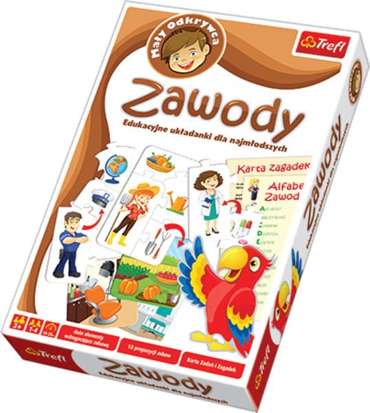 Trefl 01126  Puzzle Zawody - Układanka Edukacyjna