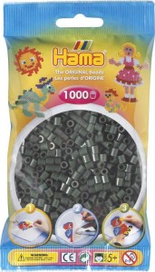 Koraliki Hama MIDI 1000 Koralików 207-28 Kolor Ciemny Zielony
