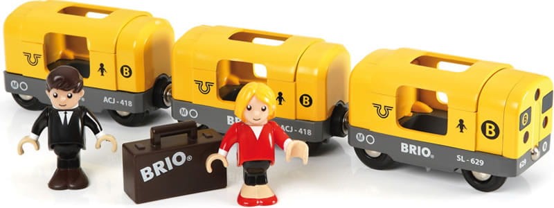 BRIO Pociąg Metro Lokmotywa Wagony 33507