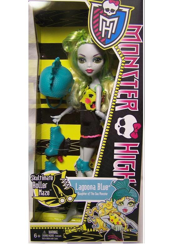 Monster High Upiorni Uczniowie Lagoona Blue na Rolkach