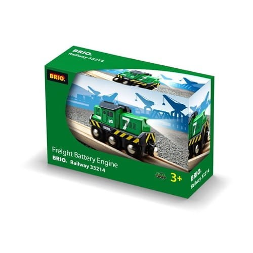BRIO Lokomotywa na Baterię do kolejek drewnianych 33214
