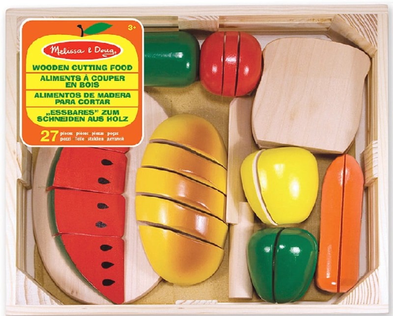Melissa &amp;; Doug  Drewniane Jedzenie do Krojenia 0487