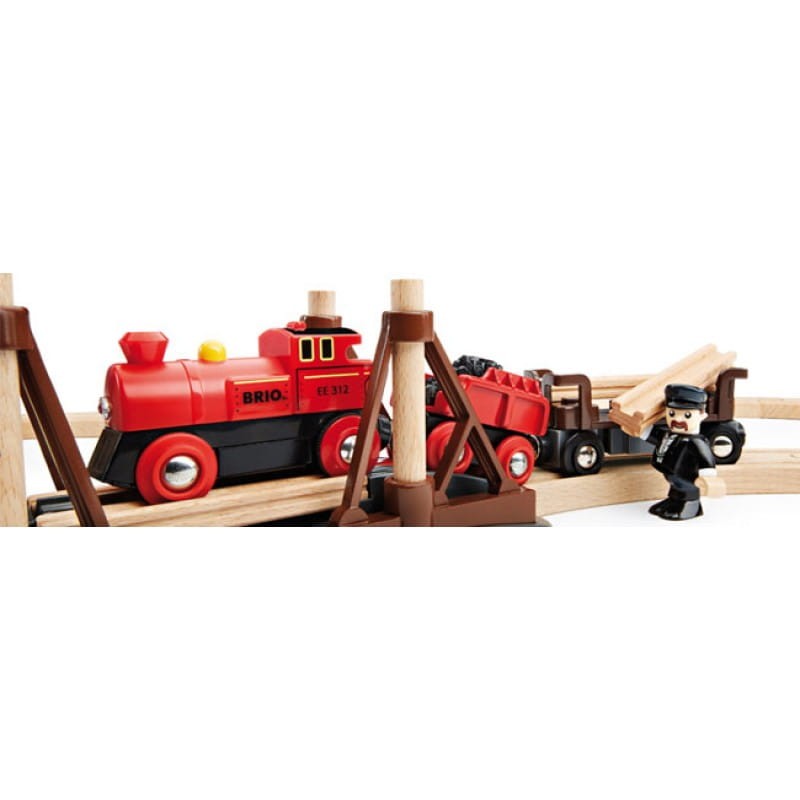 BRIO Zestaw z Parowozem 33030