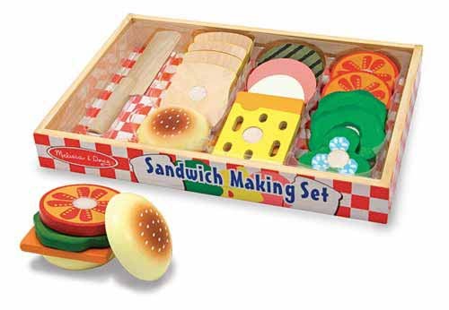 Melissa &amp;; Doug Drewniany zestaw do robienia kanapek 10513