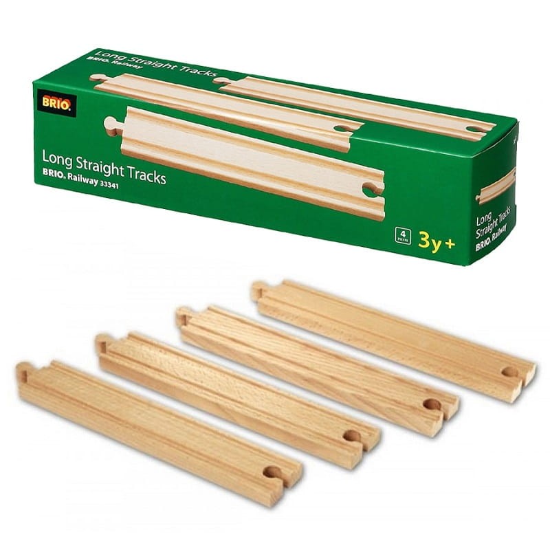 BRIO Zestaw 4 Torów Prostych 33341