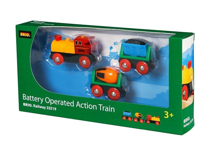 BRIO Lokomotywa na Baterię z Betoniarką 33319