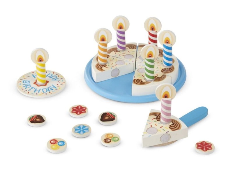 Melissa &amp;; Doug Drewniany Tort Urodzinowy Do Krojenia 10511