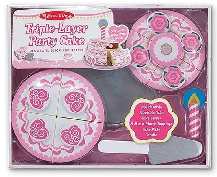 Melissa &amp;; Doug Trzypiętrowy Tort do Krojenia 14069