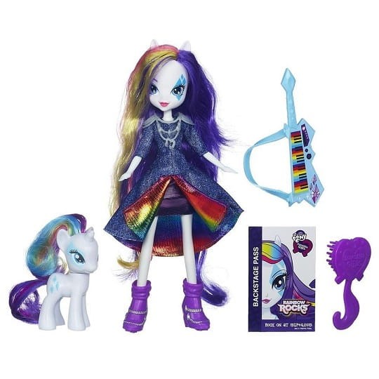 My Little Pony A6776 Equestria Girls Rock - Rarity z kucykiem
