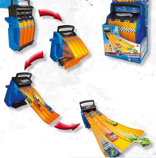 Hot Wheels HW C44 Wyścigowa walizka - zjeżdżalnia