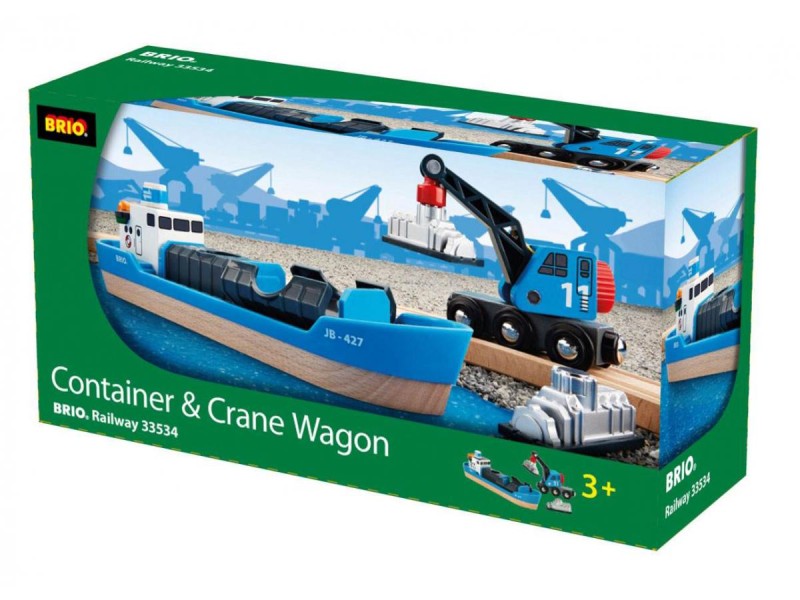 BRIO Port Załadunkowy z Dźwigiem 33534