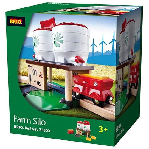 BRIO Silos na Zboże z Wagonem 33603