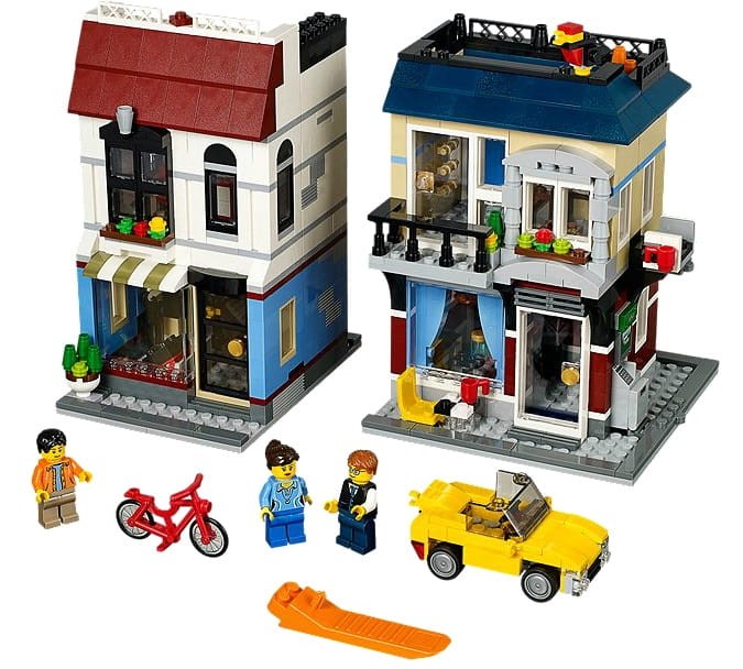 LEGO Creator 31026 Miasteczko Kawiarnia Rowery 3w1