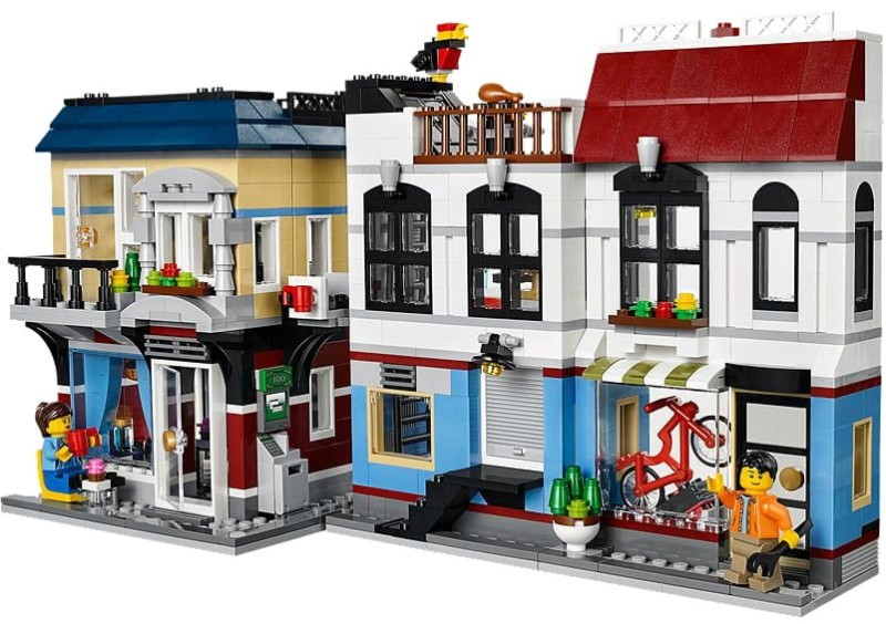 LEGO Creator 31026 Miasteczko Kawiarnia Rowery 3w1