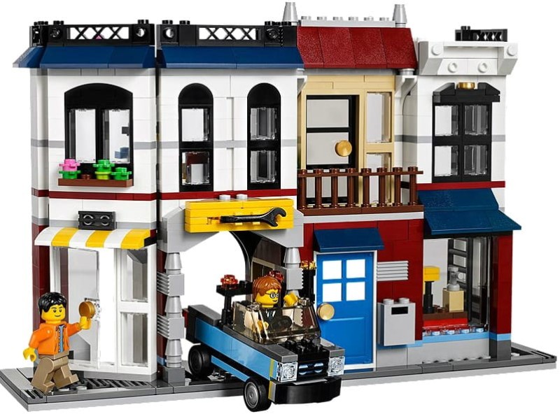 LEGO Creator 31026 Miasteczko Kawiarnia Rowery 3w1