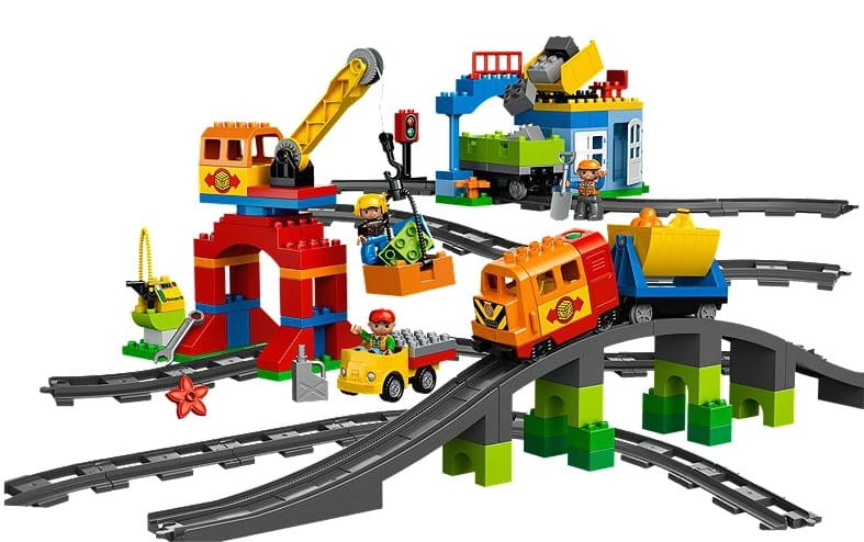 LEGO Duplo 10508 Pociąg Deluxe Zestaw Tory