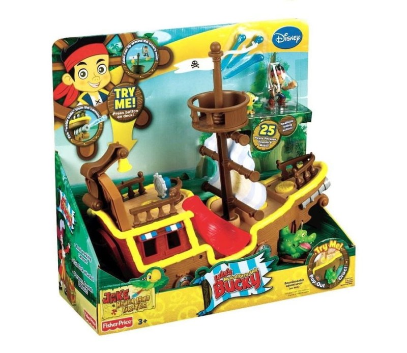 Fisher Price Y3041 Łajbek Gadający Statek Piratów