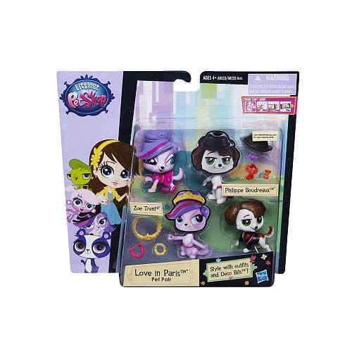 Littlest Pet Shop A8533 Zoe Trent i Philippe  Boudreaux