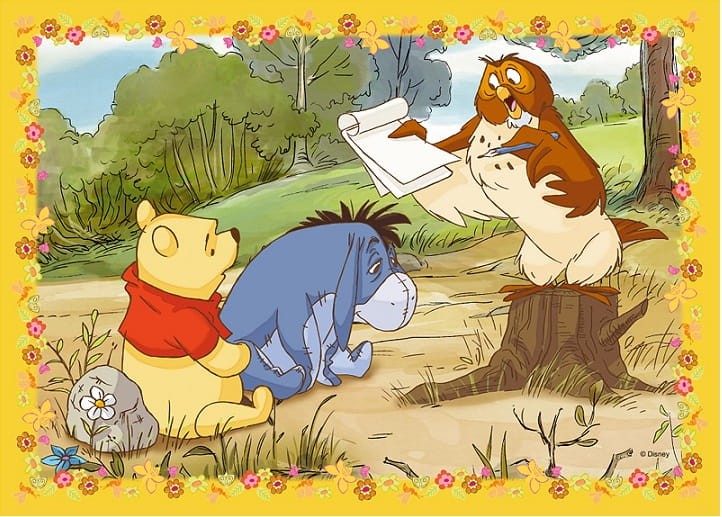 Trefl 34062 Puzzle Kubuś Puchatek 4w1 4 obrazki