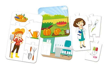 Trefl 01126  Puzzle Zawody - Układanka Edukacyjna