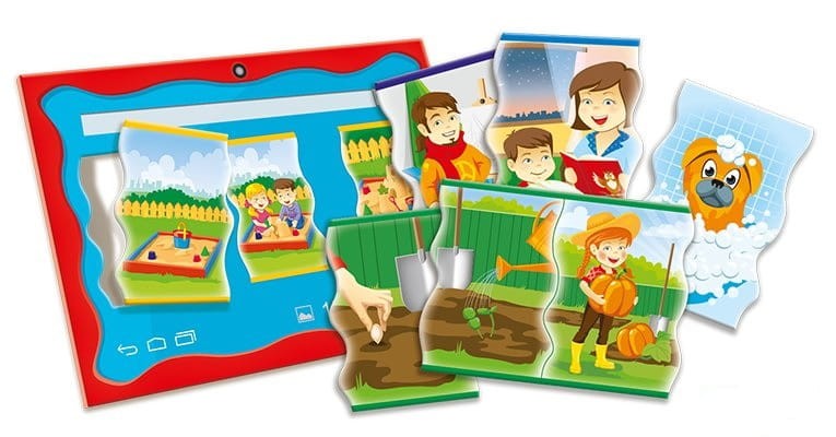 Trefl 01128  Puzzle Historyjki Obrazkowe A to było tak... - Układanka Edukacyjna