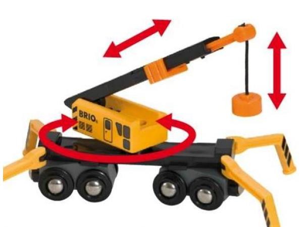 BRIO Dźwig z Ładowarką 33734