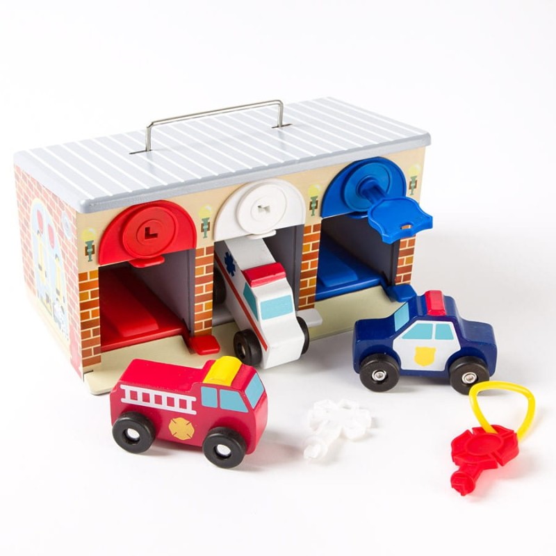 Melissa &amp;; Doug Garaż Auta Ratunkowe Pojazdy 14607