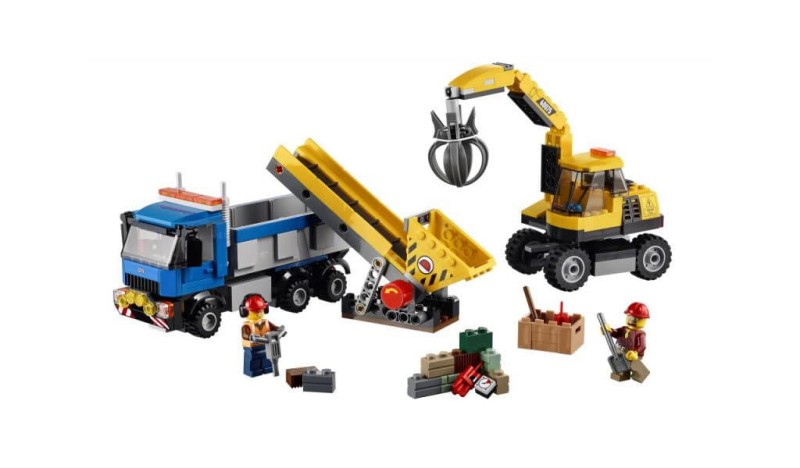 Klocki Lego City 60075 Rozbiórka Koparka i Ciężarówka
