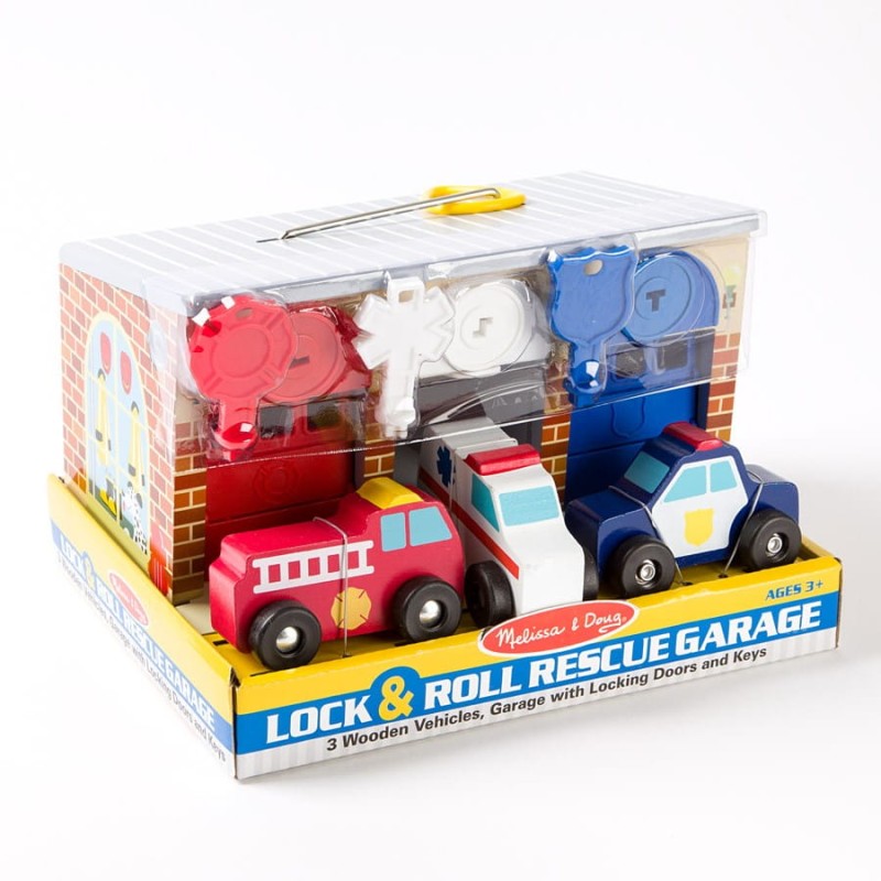 Melissa &amp;; Doug Garaż Auta Ratunkowe Pojazdy 14607