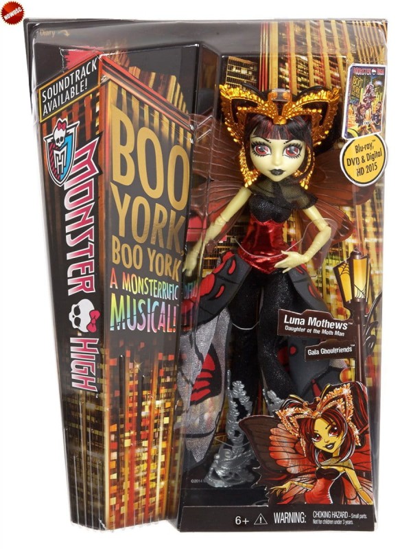 Monster High – Boo York – CHW62 lalka Luna Mothews