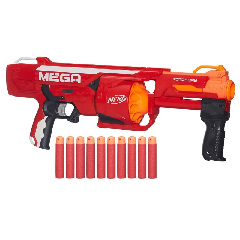 NERF B1269 N-Strike Pistolet Mega Rotofury