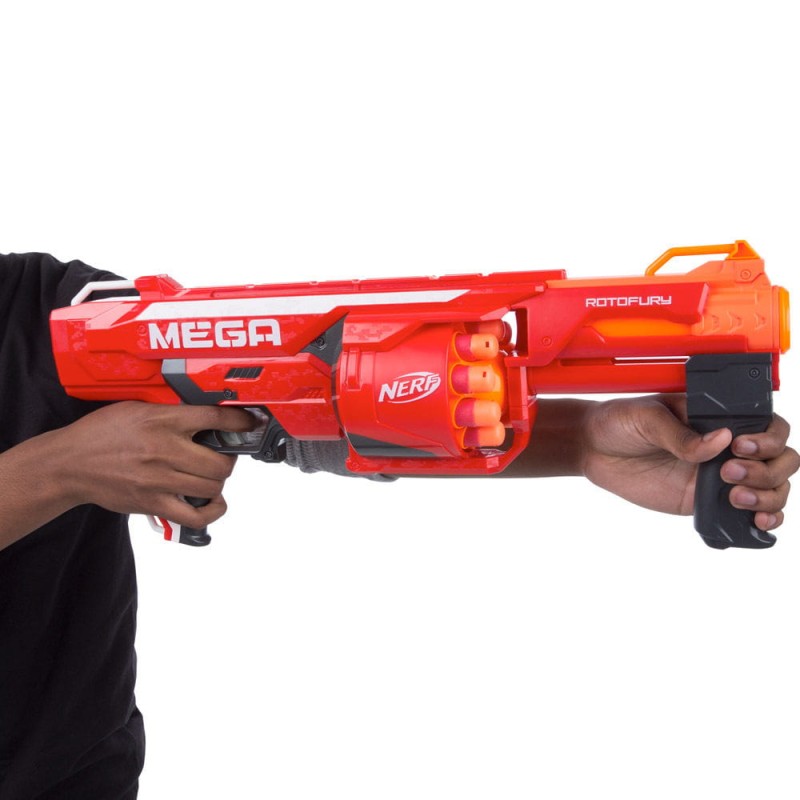 NERF B1269 N-Strike Pistolet Mega Rotofury